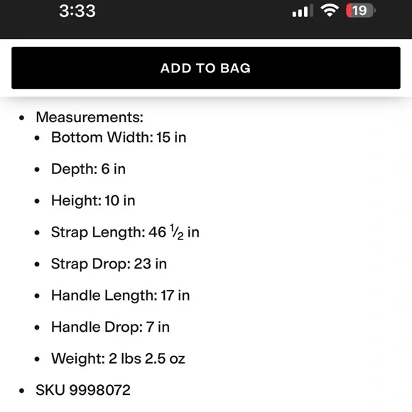 Coach cargo tote π₯ - Picture 9 of 9